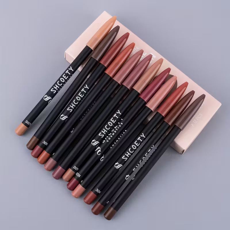 Matte Long Lasting Nude Lip Pencils