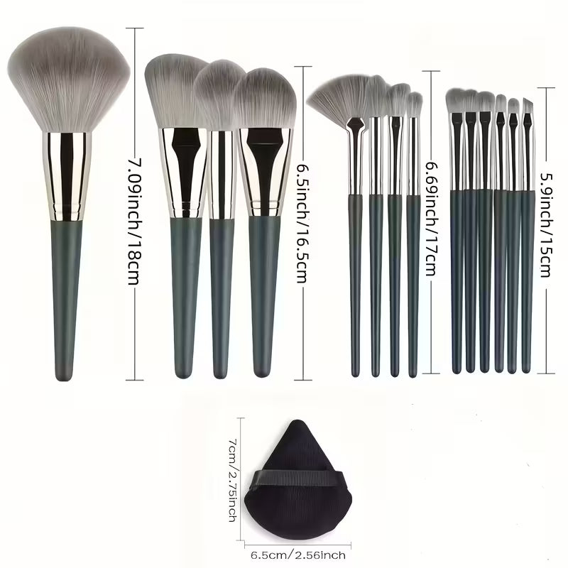 Makeup brushes