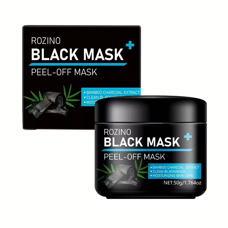 Black mask with activated charcoal