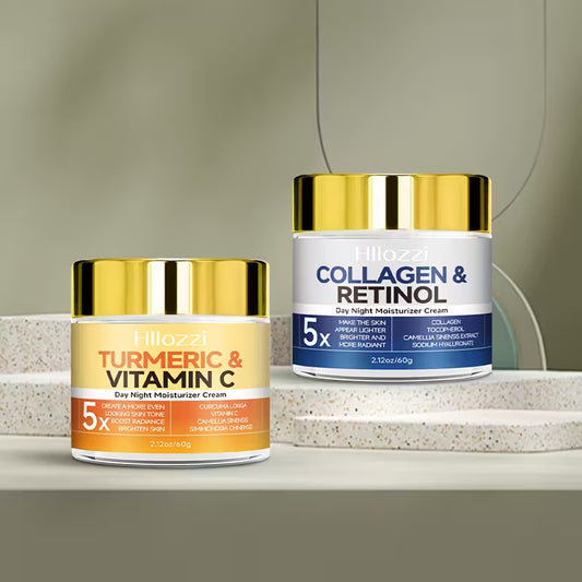 Face cream with hyaluronic acid and collagen