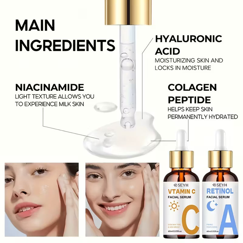 Day and night skin serum