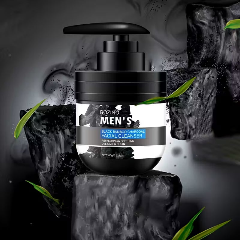 Black Bamboo Charcoal Exfoliant for Men