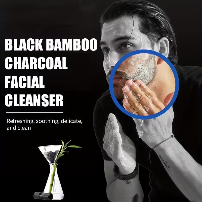 Black Bamboo Charcoal Exfoliant for Men