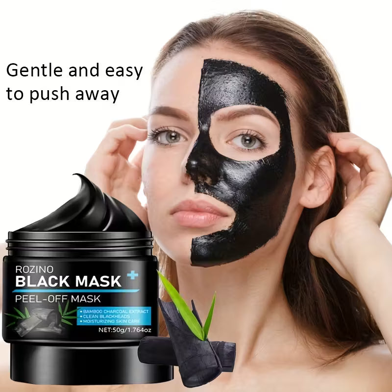 Black mask with activated charcoal
