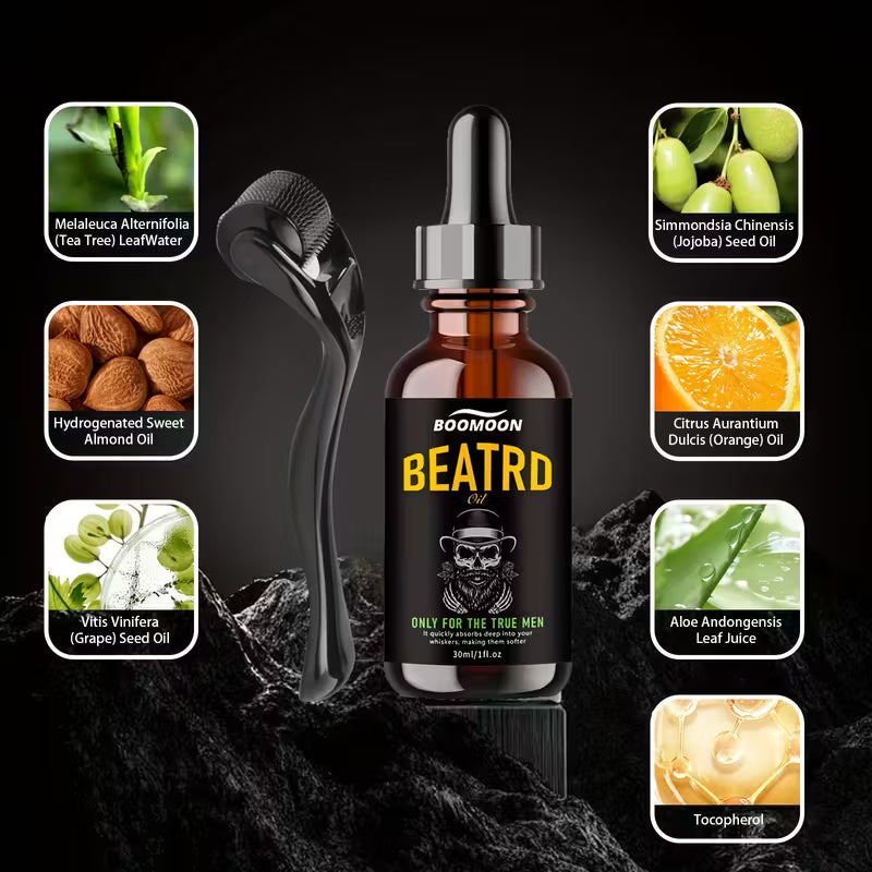 Sandalwood beard oil for men gift roller
