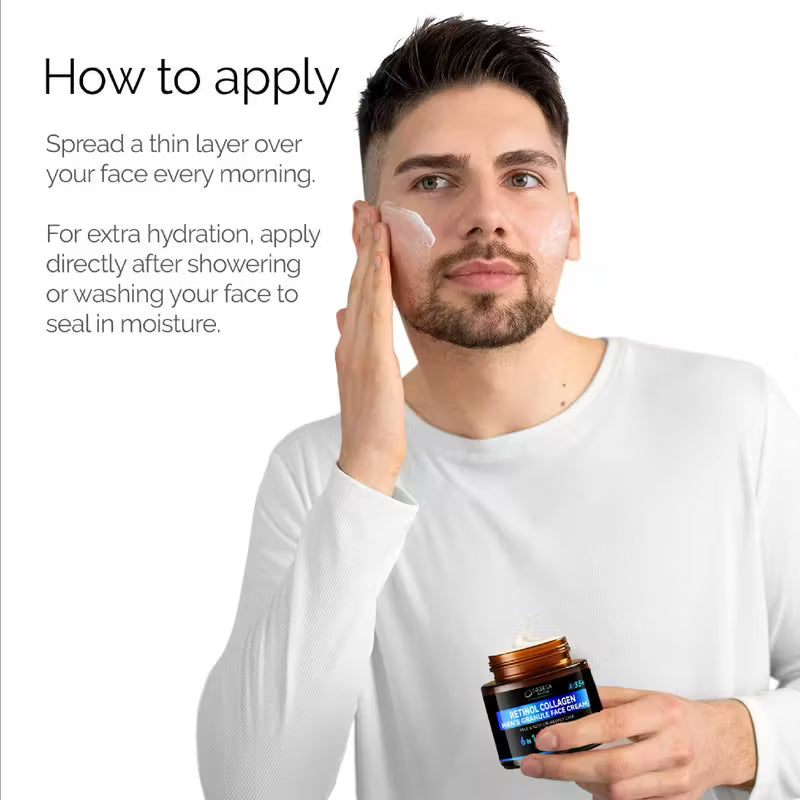 Retinol and Collagen Facial Kit for Men