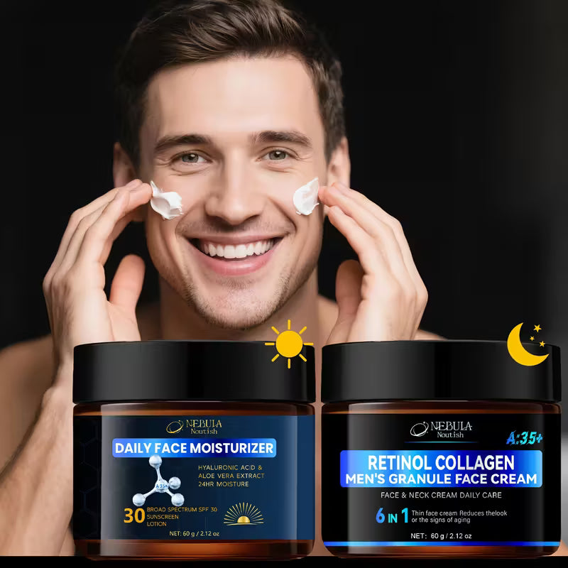 Retinol and Collagen Facial Kit for Men
